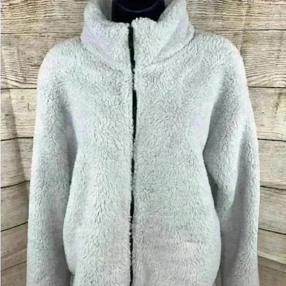 PINK Victoria’s Secret Teddy Sherpa Full Zip Jacket size SM - Picture 1 of 5